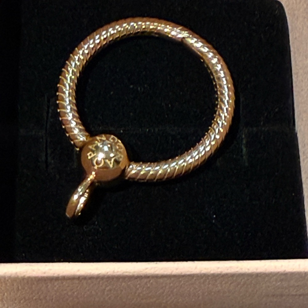Pandora Rosegold plated O pendant